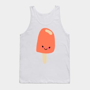 Strawberry Blast Cute Kawaii Popsicle Frozen Treat Tank Top